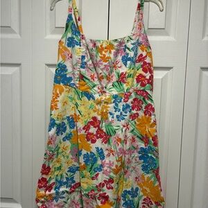 Old Navy Colorful Smocked Dress